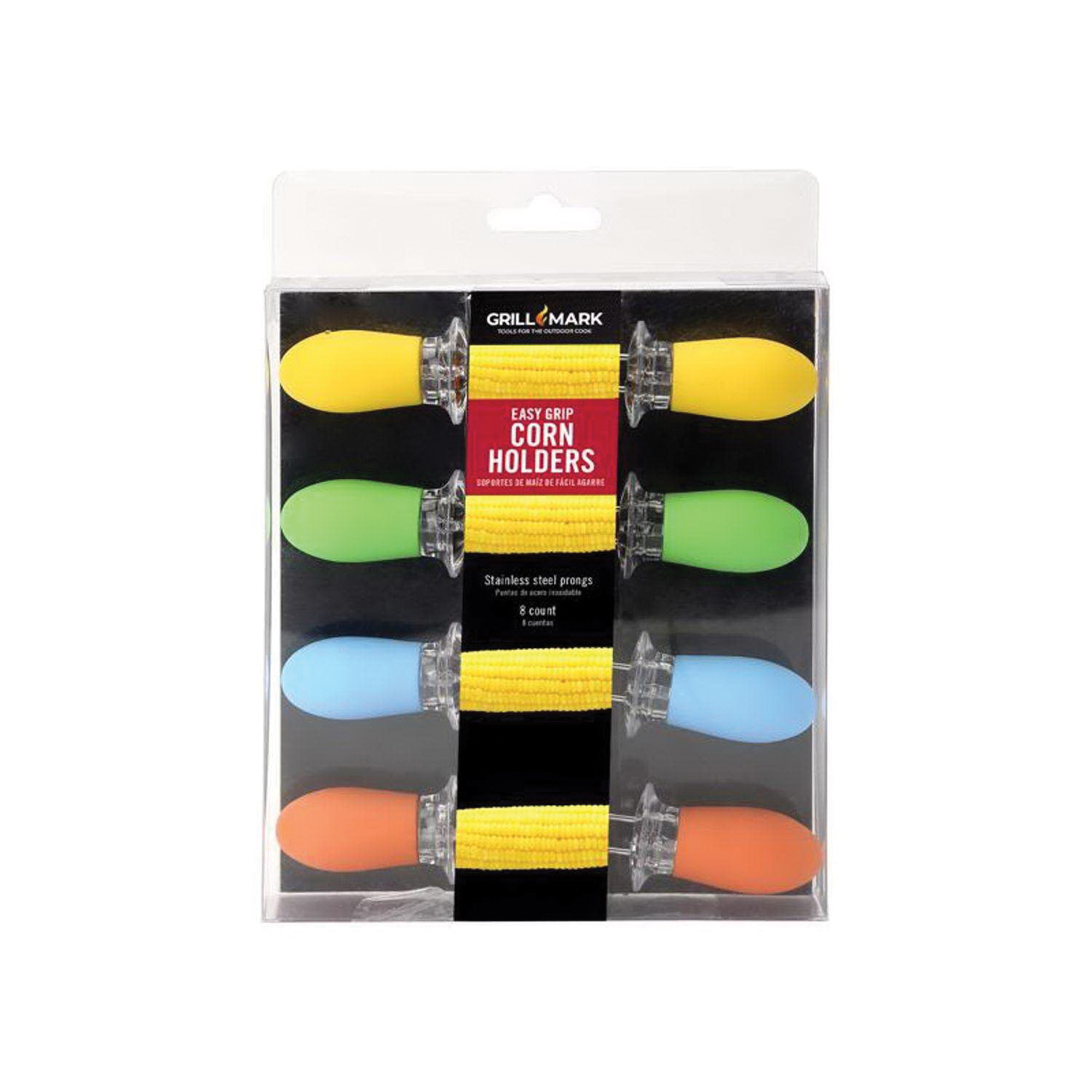 Grillmark 40350ACE Corn Holder, Plastic, Assorted - 3