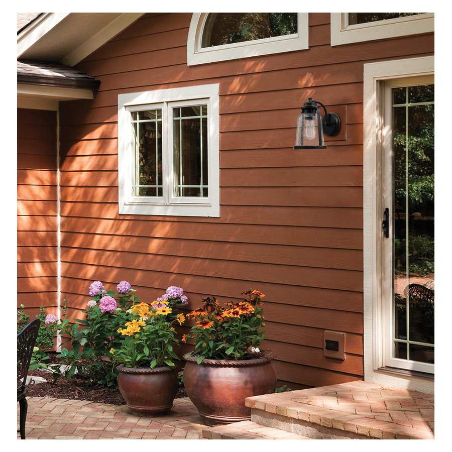 globe Roth Series 44304 Rustic Outdoor Wall Sconce, 120 V, Incandescent, LED Lamp, Metal Fixture - 5