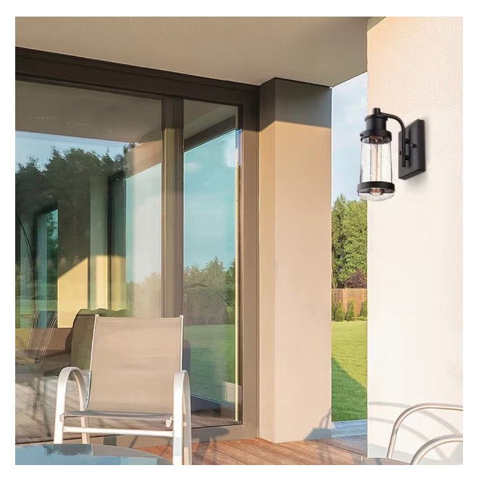 globe Bennett Series 44315 Vintage Outdoor Wall Sconce, 120 V, Incandescent, LED Lamp, 220 Lumens, 2200 K Color Temp - 3