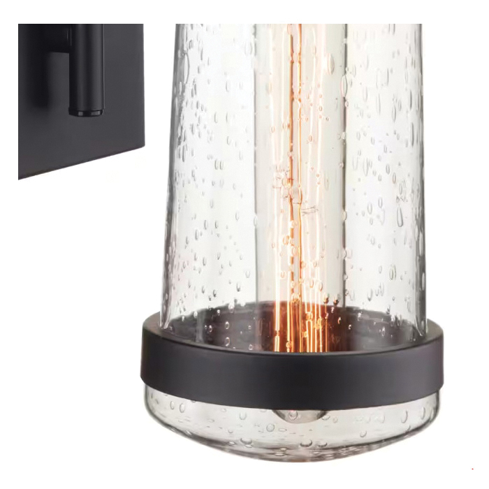 globe Bennett Series 44315 Vintage Outdoor Wall Sconce, 120 V, Incandescent, LED Lamp, 220 Lumens, 2200 K Color Temp - 4
