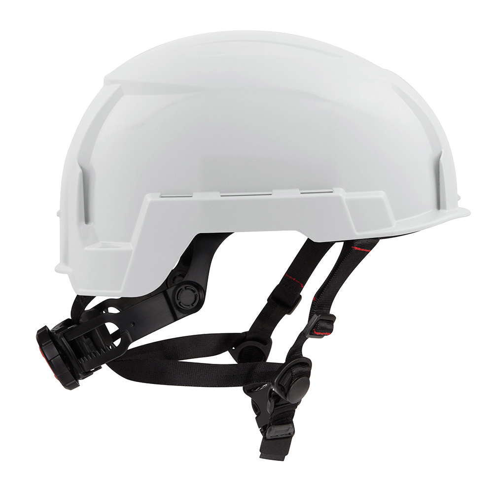 Milwaukee BOLT 48-73-1301 Safety Helmet, Polycarbonate, White, Fits Hat Size: 6-1/2 to 8-1/2 - 3