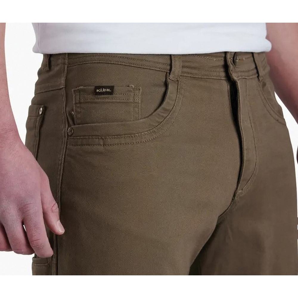 Kuhl REVOLT Series 5189-DKK-36X32 Jeans, 36 in, 32 in L, Dark Khaki, Tapered, Stretchable - 5