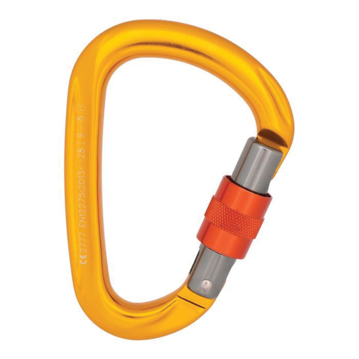 Cypher 765125 IRIS HMS Series Carabiner, Screw Lock, Locking, Aluminum - 2