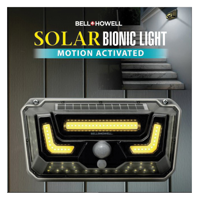 Bell+Howell Bionic Light 7898 Security Light, 10 W, 50-Lamp, LED Lamp, Warm White, 330 Lumens, 3500 K Color Temp - 2