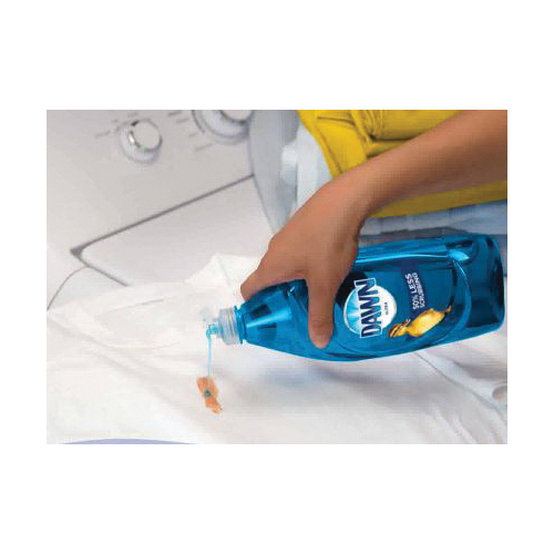 Dawn Ultra 80357492 Dishwashing Detergent, 28 oz, Bottle, Liquid, Pleasant, Clear to Blue - 3