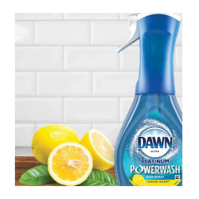 Dawn 80737830 Dish Spray, 16 fl-oz, Bottle, Liquid, Lemon, Colorless - 2
