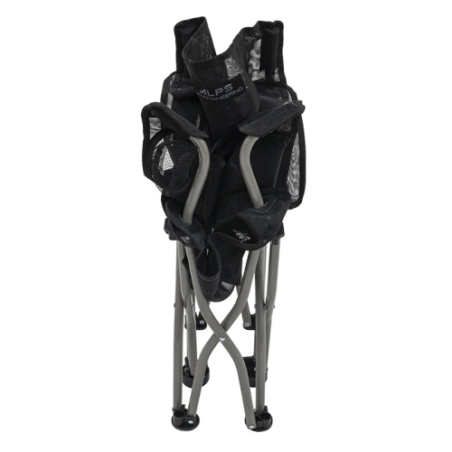 Alps Mountaineering 8143001 Getaway Chair, Steel Frame, Black Frame, Nylon Seat - 4