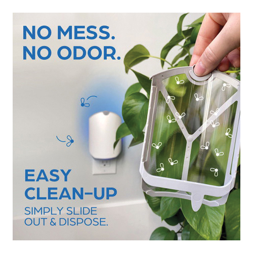 Zevo 818135017615 Flying Insect Trap Refill Cartridge, Odorless, 7 in L Trap, 4 in W Trap - 2