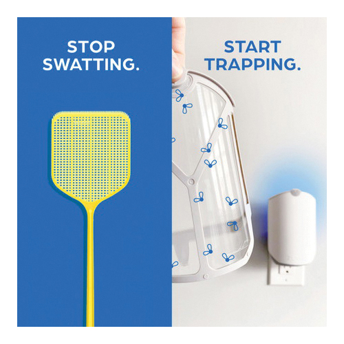 Zevo 818135017615 Flying Insect Trap Refill Cartridge, Odorless, 7 in L Trap, 4 in W Trap - 3