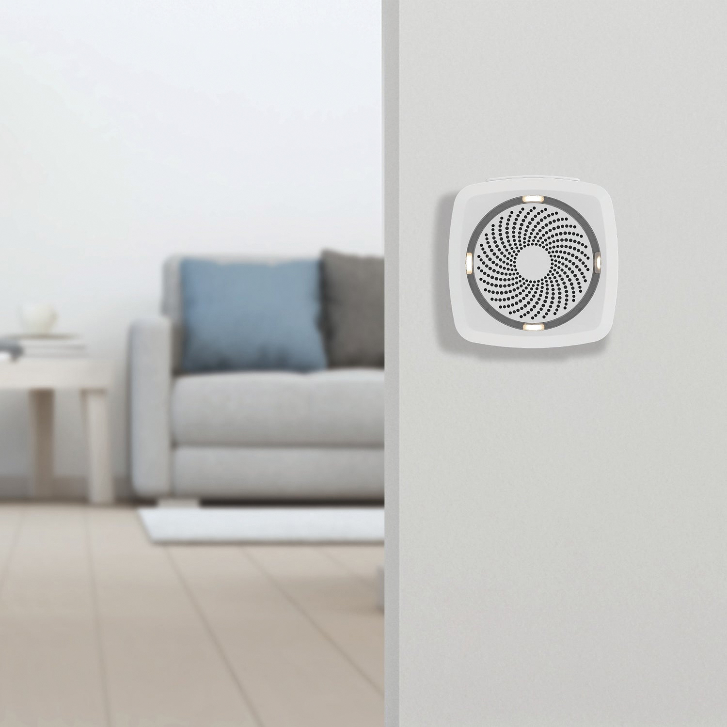 Feit Electric ALERT/WIFI Smart Audible Alarm, Battery, White - 3