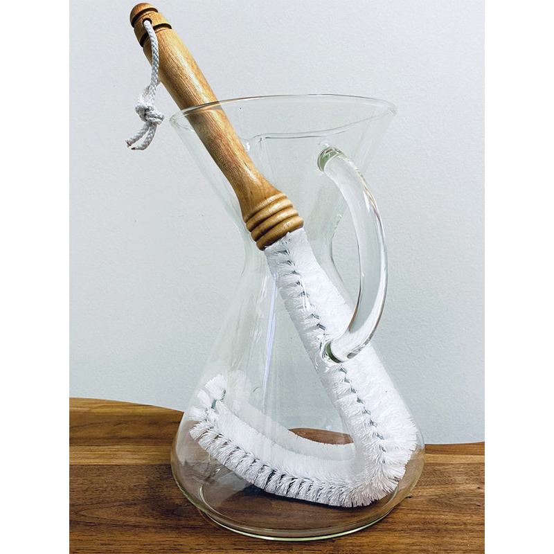 Chemex CMB-NY Cleaning Brush, Birchwood/Steel, For: Chemex Coffeemakers and Mugs - 3