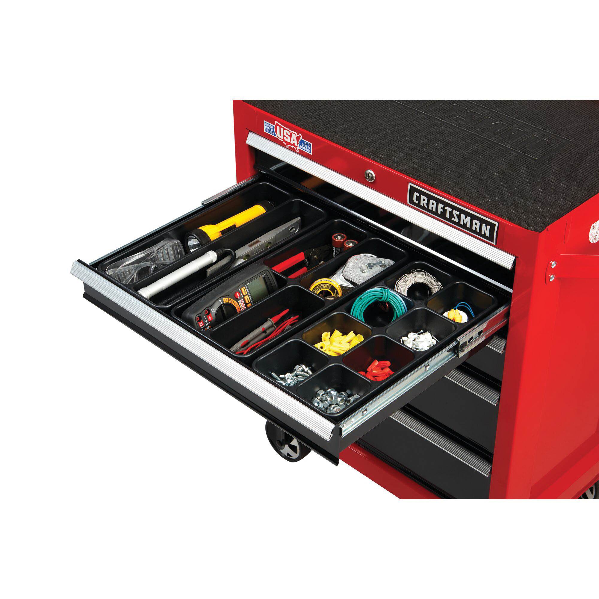 Craftsman CMST98018 Tool Organizer Drawer Set, Plastic, Black, For: 3 in High-Drawers - 2