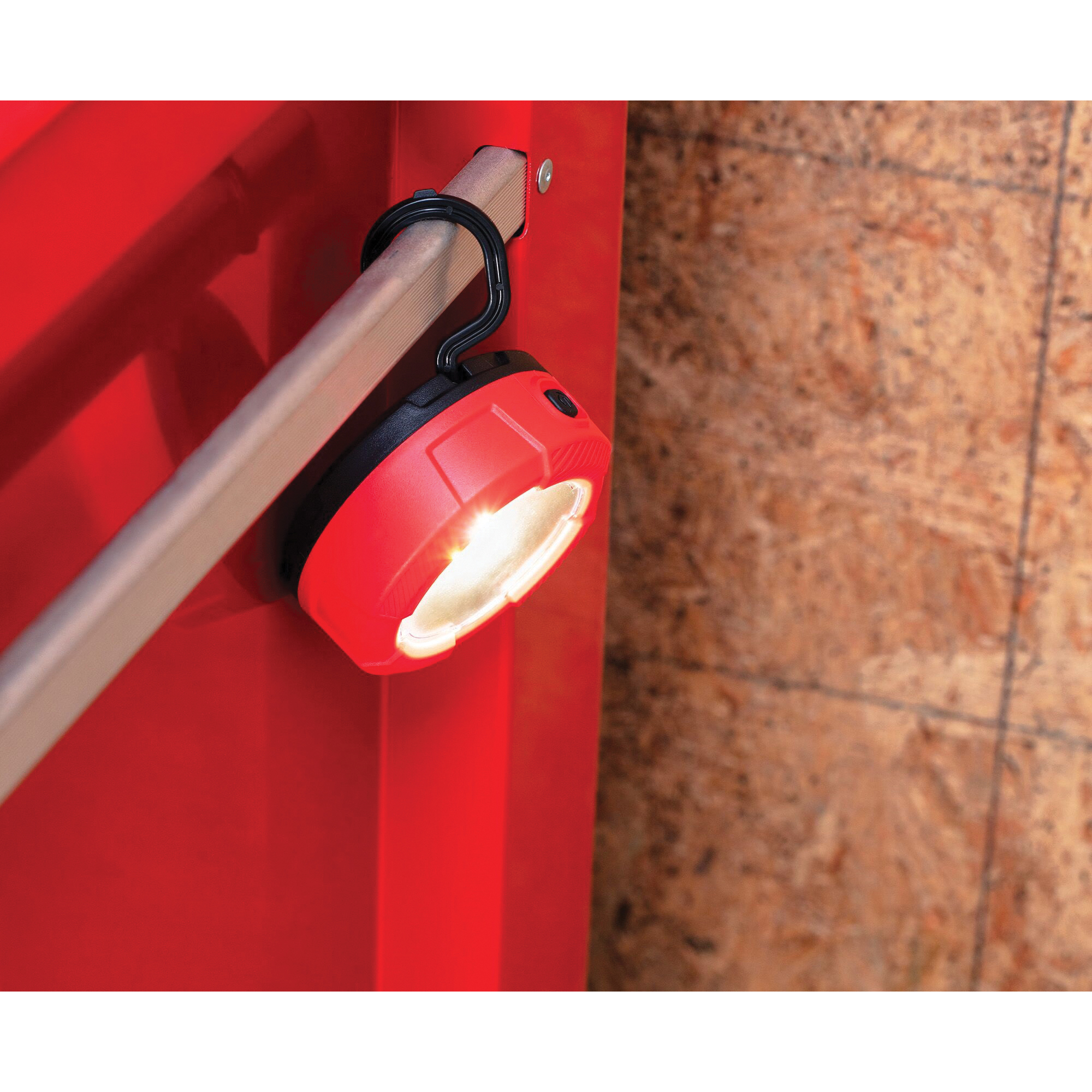 Craftsman CMST98187 Puck Light Kit, LED Lamp, 200 Lumens, Plastic Fixture, Red Fixture - 5