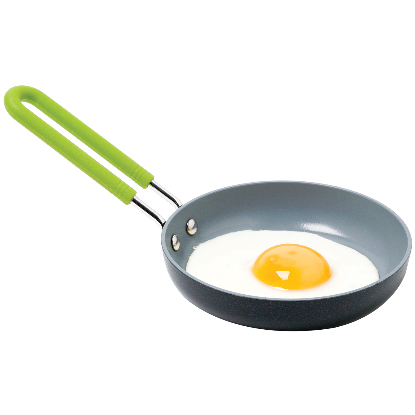 GreenPan Mini Series CW001359-017 Frying Pan, 5 in Dia, Aluminum, Black, Round, Non-Stick: Yes, Dishwasher Safe: Yes - 3