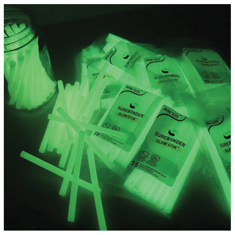 Surebonder GS-15 Glow-in-the-Dark Glue Stick, Green - 3