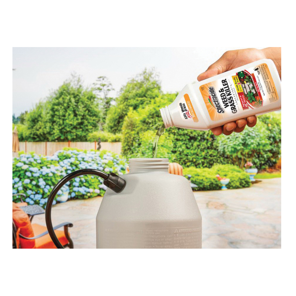 Spectracide HG-96804 Weed and Grass Killer, Liquid, Dark Brown/Light Amber, 32 oz Bottle - 2