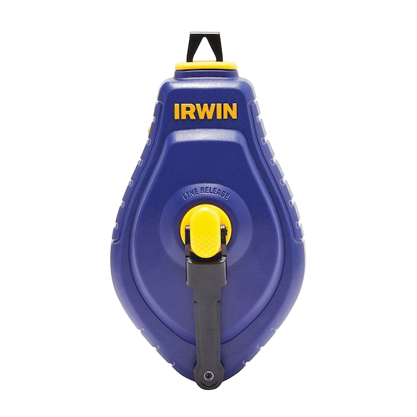 Irwin Strait-Line SPEEDLINE IWHT48442BC Chalk Reel, 4 oz Chalk Capacity, 100 ft L Line, 3X Fast Rewind, 3:1 Gear Ratio - 2