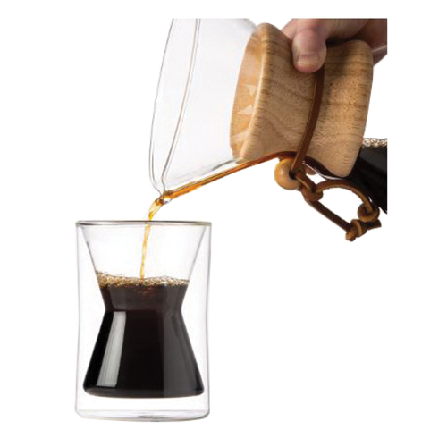 Chemex MG-X Double Walled Coffee Mug, 10 oz Capacity, Borosilicate Glass - 3