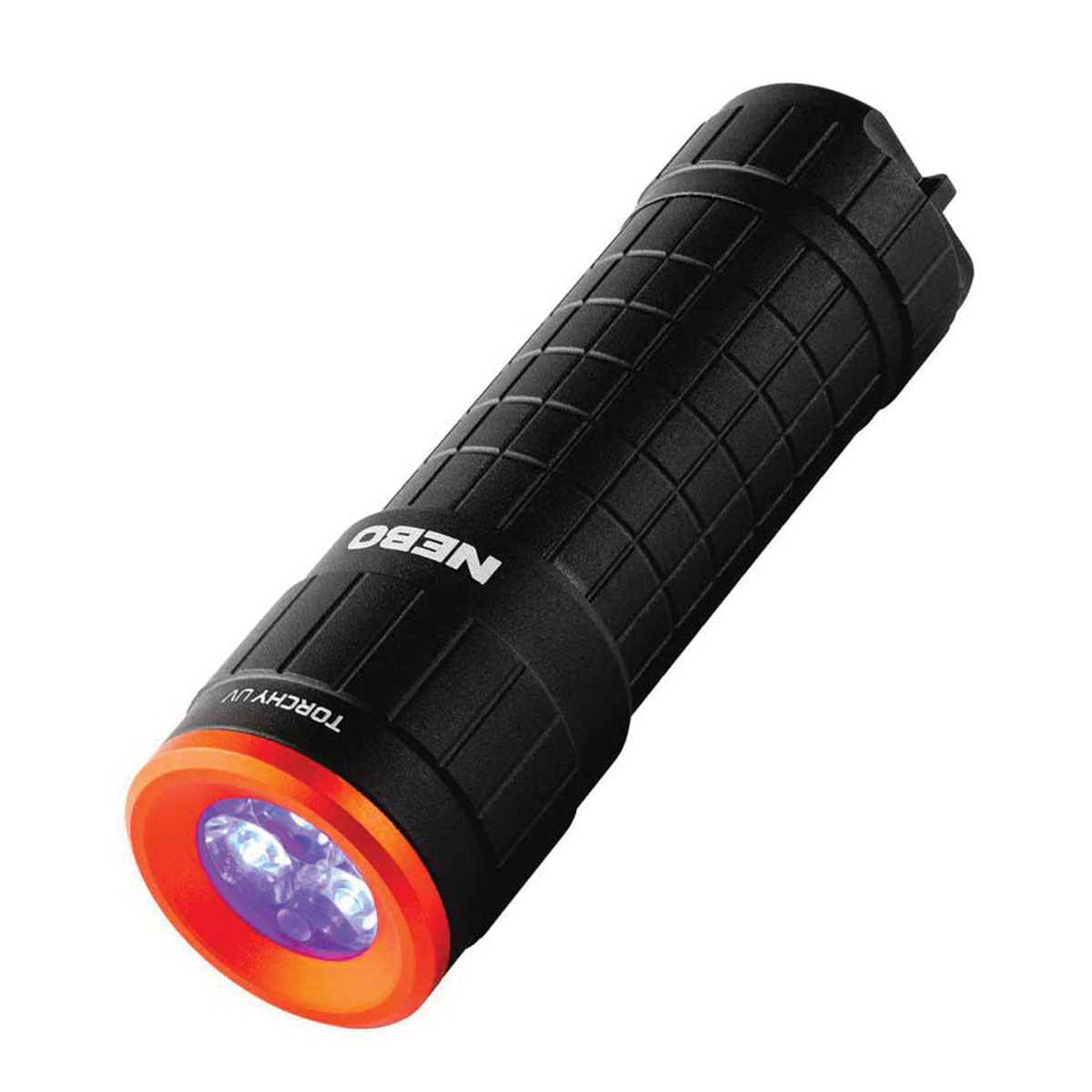 Nebo Torchy UV Series NEB-FLT-1061 Specialty Flashlight, AAA Battery, Alkaline Battery, LED Lamp, Spot Beam, Black - 2