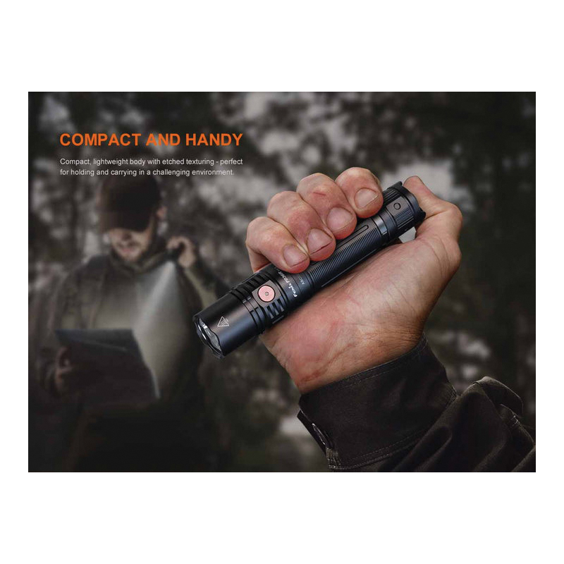 Fenix PD36R Rechargeable Flashlight, 5000 mAh, Lithium-Ion Battery, LED Lamp, 1600 Lumens, 1299 ft Beam Distance - 5
