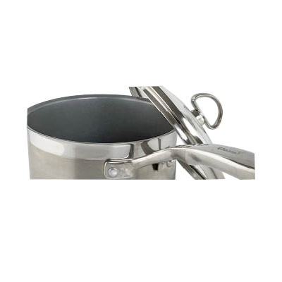 Chantal Induction 21 Steel Series SLIN35-P18 Saucepan with Pour Spout and Strainer, 2.5 qt, 8-1/2 in Dia - 4