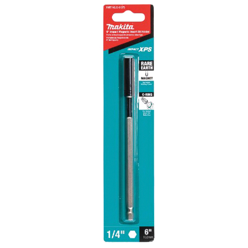 Makita Impact XPS E-01373 Series Magnetic Insert Bit Holder, 6 in L, 1/4 in Drive, Hex Drive, 1/4 in Shank, Hex Shank - 2