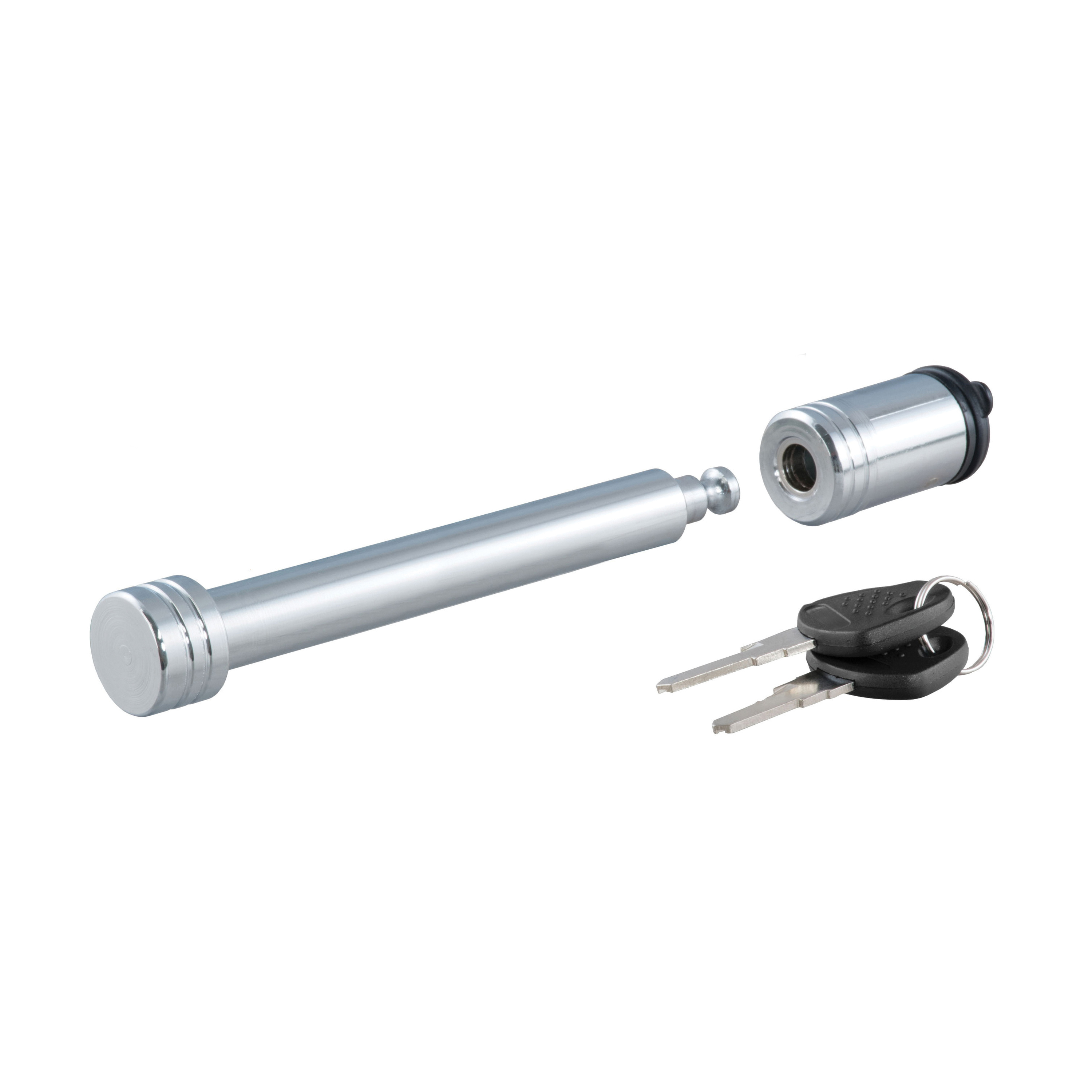Curt 23025 Hitch Lock, 5/8 in Dia Pin, 6-3/8 in OAL, Carbon Steel, Chrome - 5