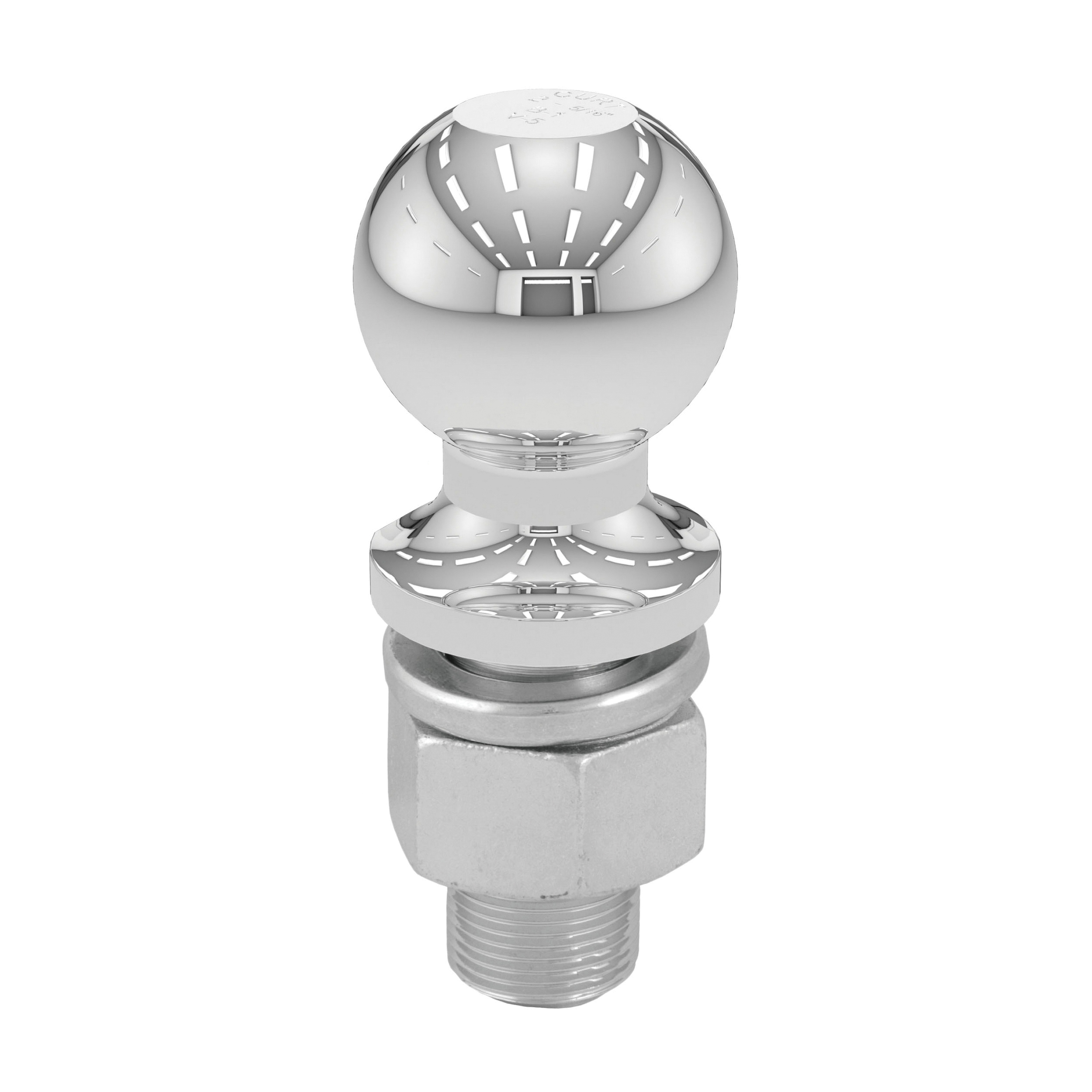 Curt 40068 Trailer Ball, 2-5/16 in Dia Ball, 1-1/4 in Dia Shank, 10,000 lb Gross Towing, 450 ft-lb Tongue Load - 3