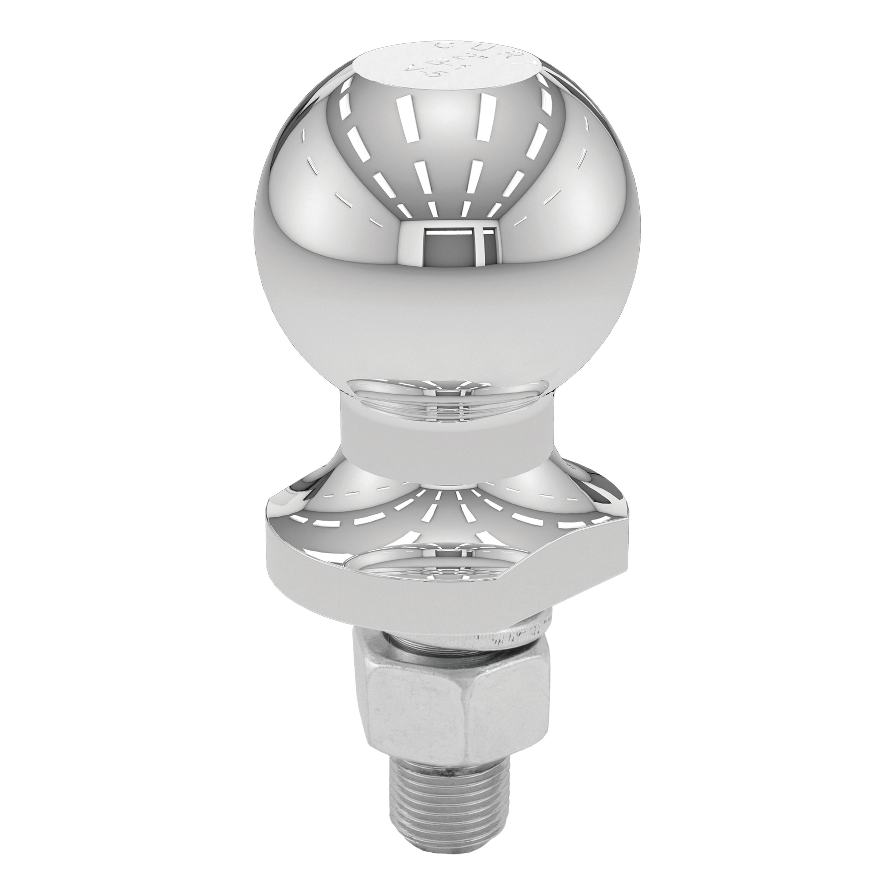 Curt 40098 Hitch Ball, 2 in Dia Ball, 5/8 in Dia Shank, 2000 lb Gross Towing, Carbon Steel - 4