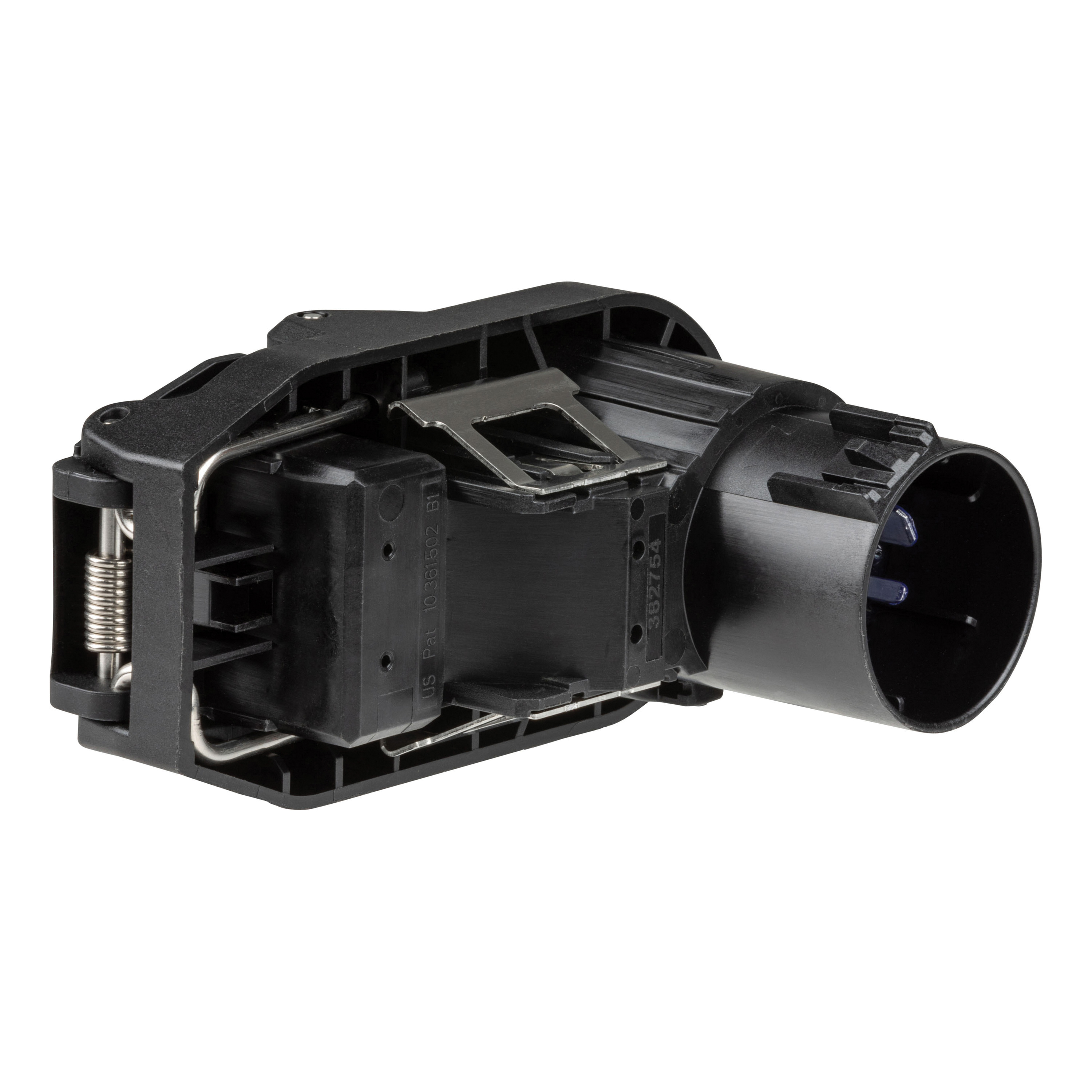 Curt 57020 Dual-Output Connector Plug, 12 V, Black - 3