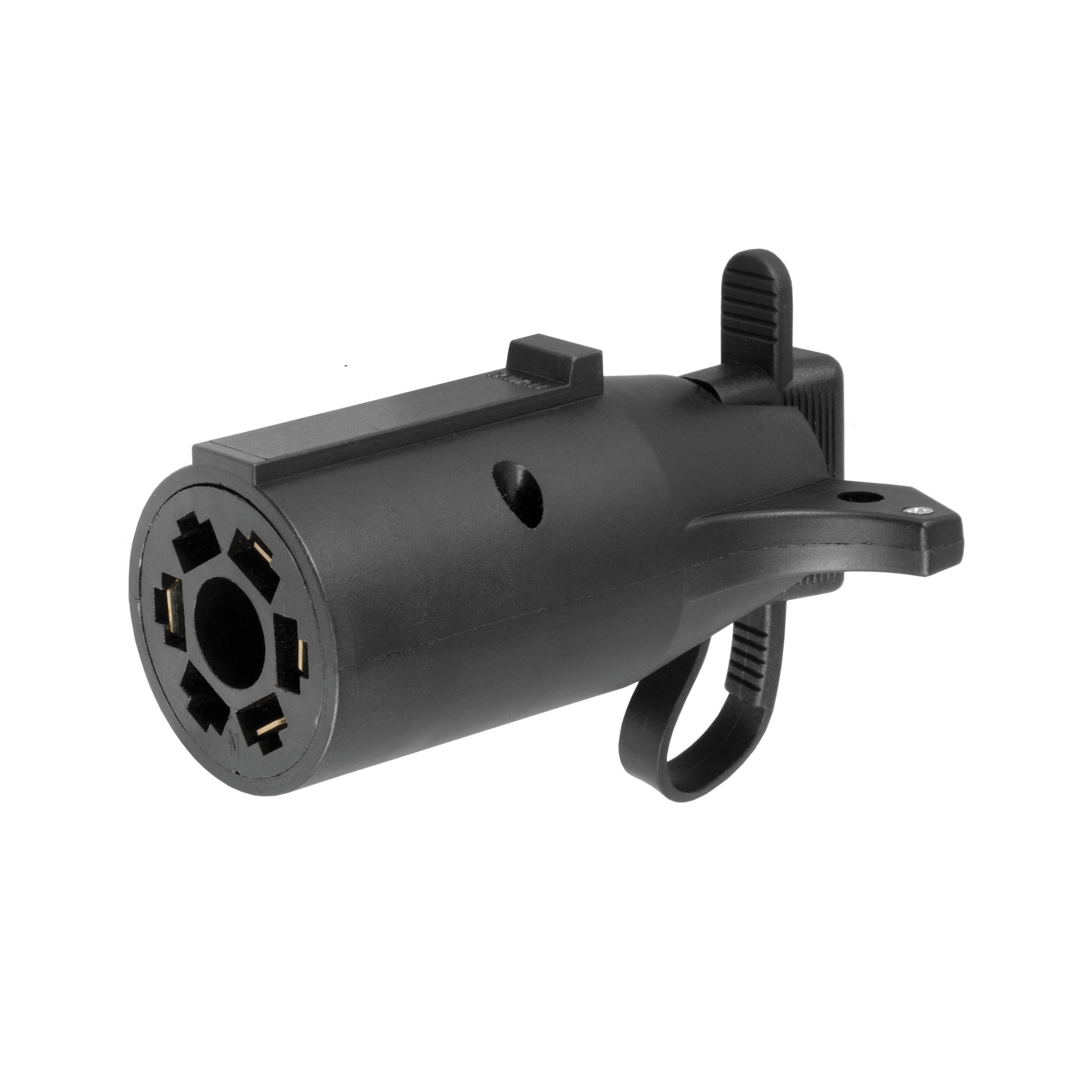 Curt 57245 Electrical Adapter with Tester, Plastic Housing Material, Black - 3