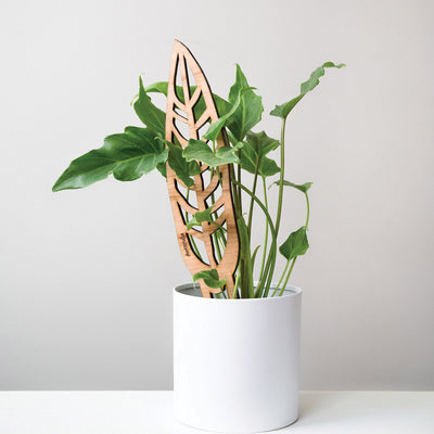 Treleaf Anthrulla SKANTRCH Anthurium Staked Trellis, 12 in OAL, 3-1/2 in OAW, 12 in OAH, Wood, Coated - 5