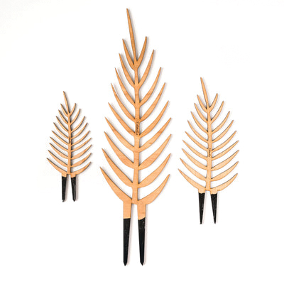 Treleaf Palmella SKPALRCH Palm Staked Trellis, 12 in OAL, 6 in OAW, 12 in OAH, Wood, Coated - 2