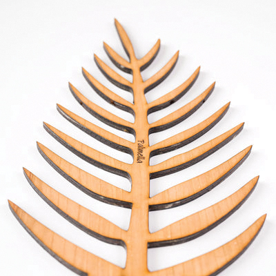 Treleaf Palmella SKPALRCH Palm Staked Trellis, 12 in OAL, 6 in OAW, 12 in OAH, Wood, Coated - 4