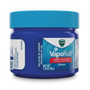 Vicks VapoRub 223311 Cough Suppressant and Analgesic Ointment, 3.53 oz - 4