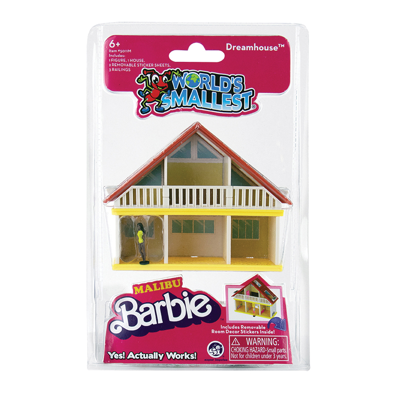 World's Smallest Malibu Barbie Series 5011M Dream House, 6 years and Up - 5