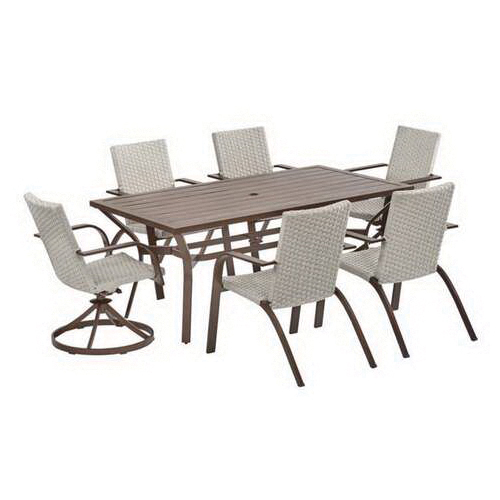Living Accents Oak Park Espresso Dining Set 7 Pieces - 1