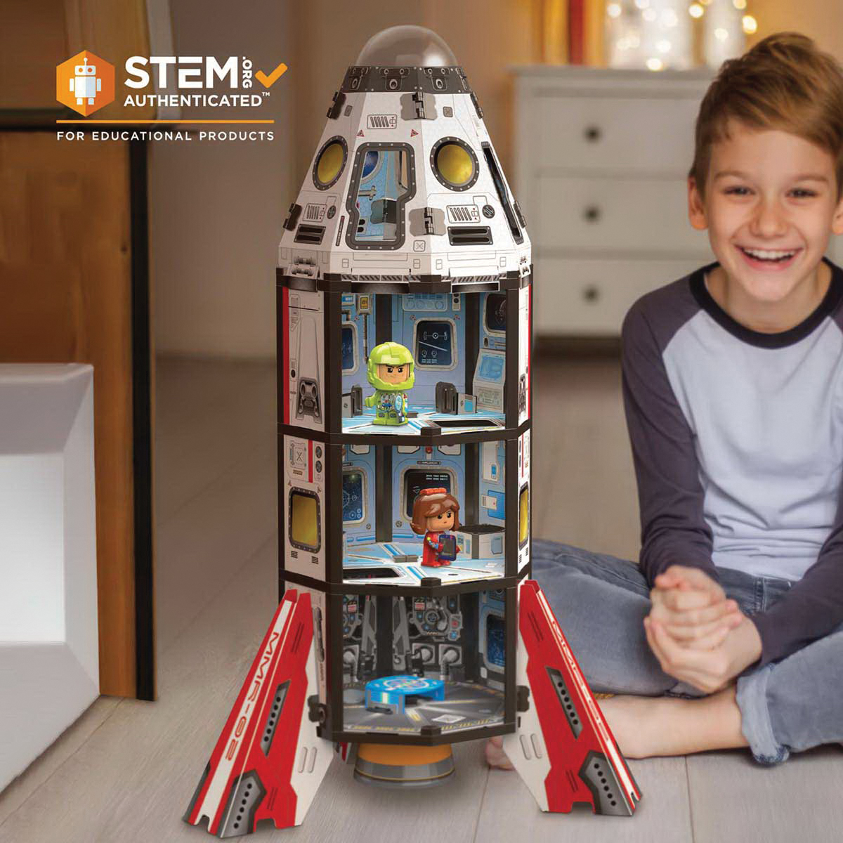 Gujo Adventure GUJ-ROC-02 Mission Mars Rocket, Plastic - 3