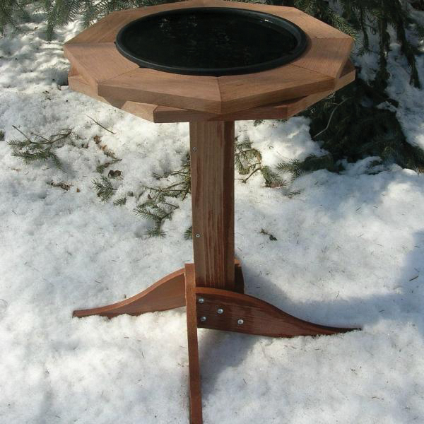 Songbird ESSENTIALS SE509 Heated Bird Bath, 5 gal, Red, 14 in Dia - 2