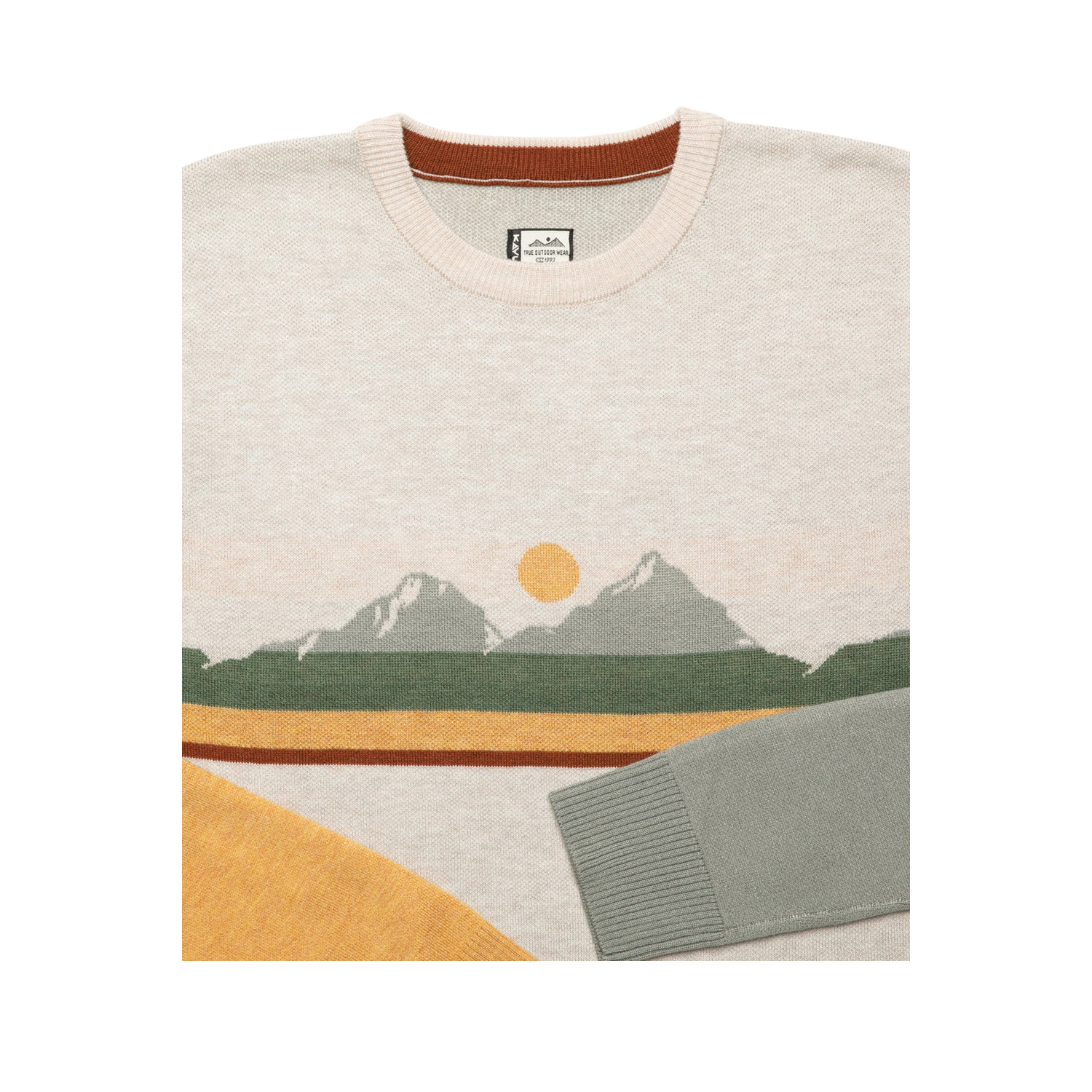 Kavu 2169-2045-XS Hilrose Sweater, XS, 33 to 34 in Chest, Ribbed, Acrylic/Nylon/Polyester/Wool, Woodland Range - 3