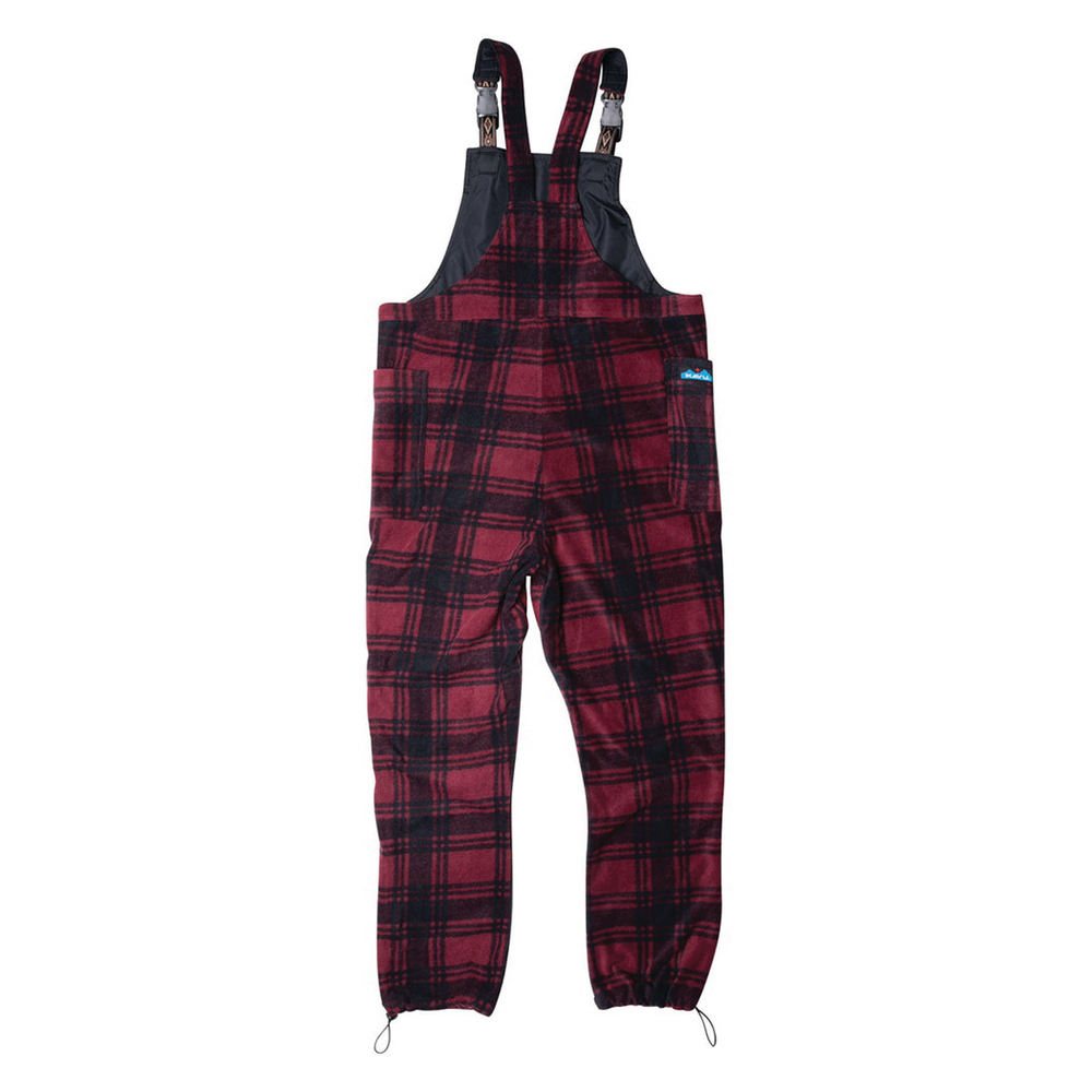 Kavu 6128-2148-M Pocatello Overall, M, 37 to 38 in, 29 to 30 in, Polyester, Port Plaid, Relaxed, 28 in L Inseam - 2