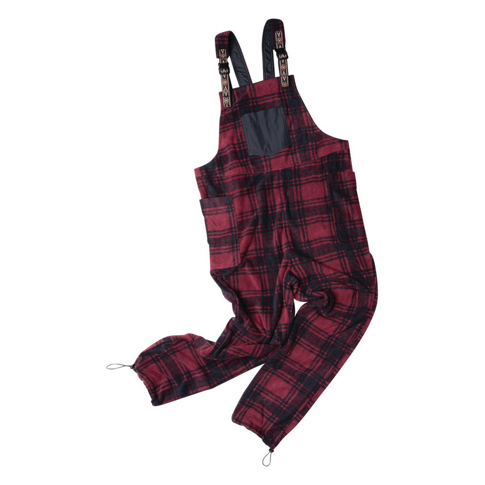 Kavu 6128-2148-M Pocatello Overall, M, 37 to 38 in, 29 to 30 in, Polyester, Port Plaid, Relaxed, 28 in L Inseam - 3
