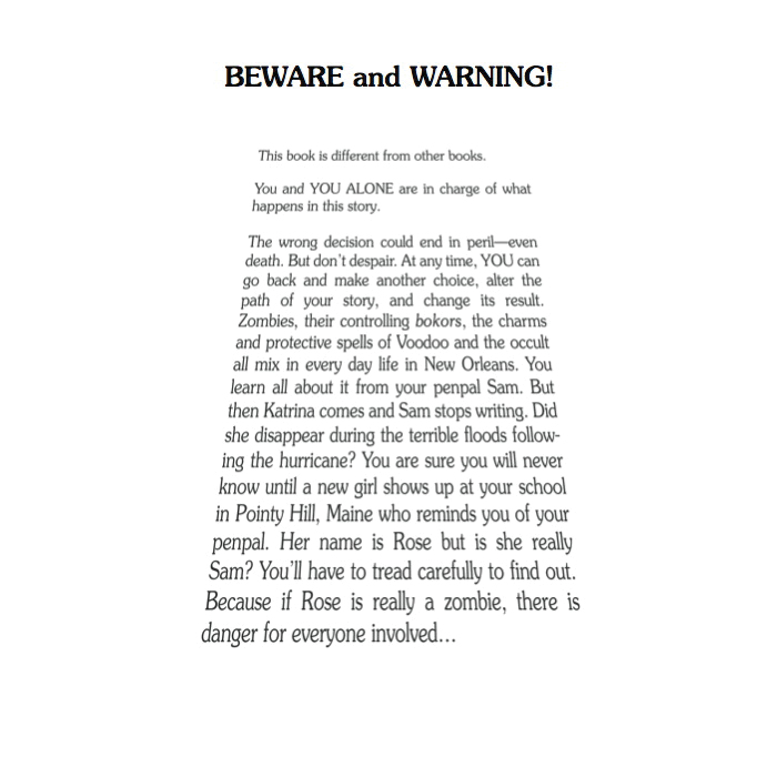 Choose Your Own Adventure Choose Your Own Adventure Series LY27-2B Book, Zombie Penpal, Author: Ken McMurtry, English - 2