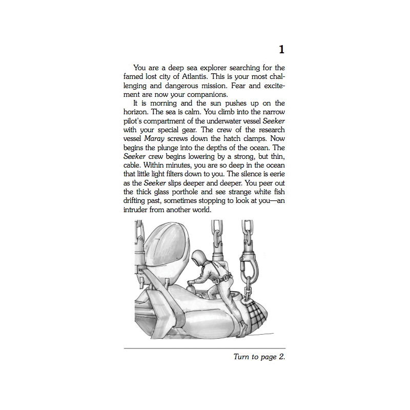 Choose Your Own Adventure Choose Your Own Adventure Series LY32-3B Book, Journey Under The Sea, English, Paperback - 3
