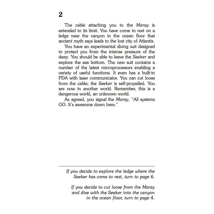 Choose Your Own Adventure Choose Your Own Adventure Series LY32-3B Book, Journey Under The Sea, English, Paperback - 4