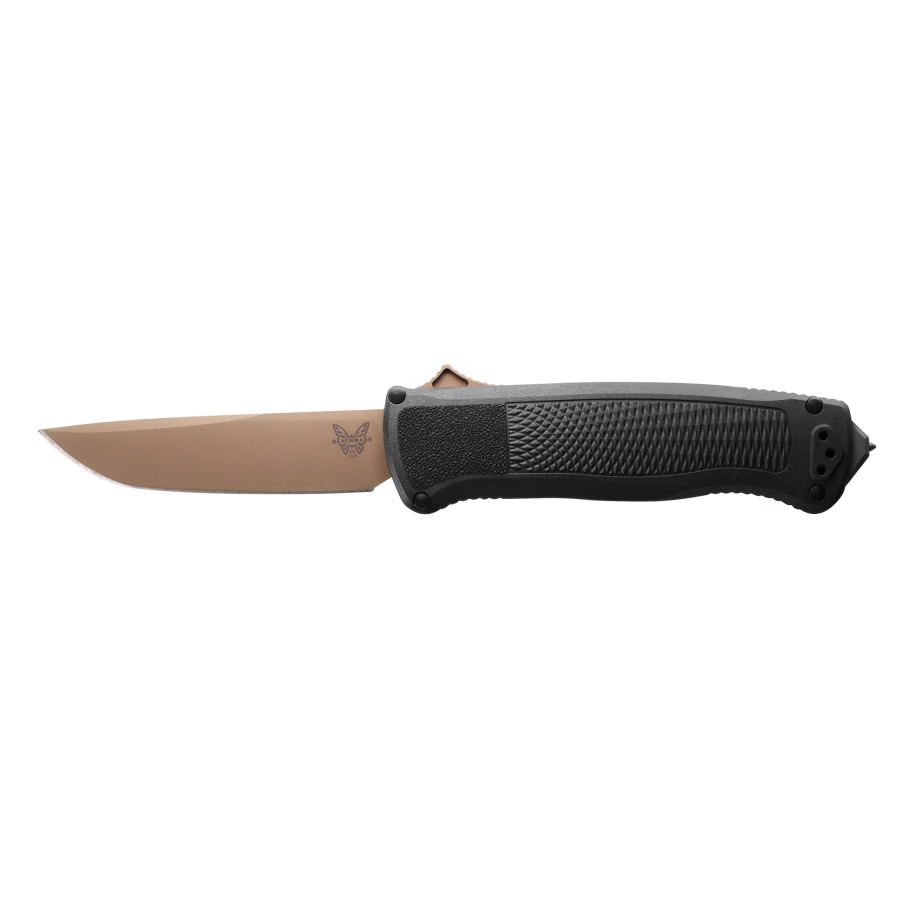 Benchmade Shootout 5370FE OTF Automatic Knife, 3.51 in L Blade, Tool Steel Blade, CF-Elite Handle, 8.22 in OAL - 2