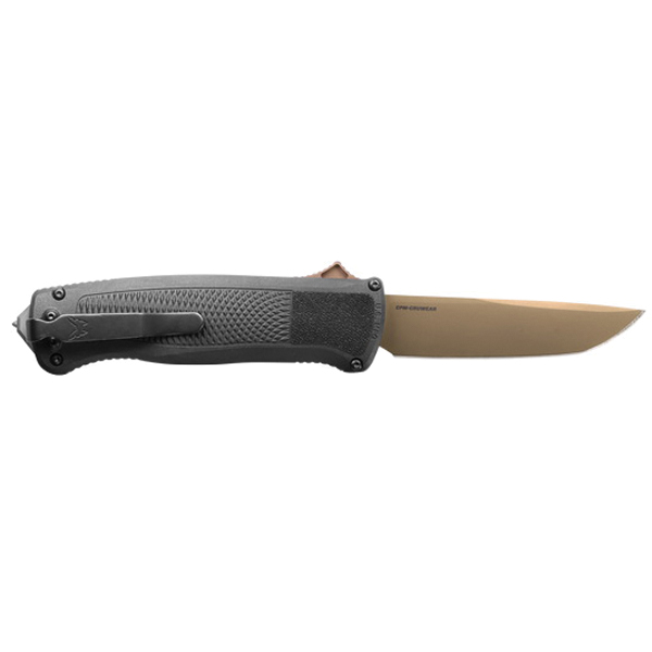 Benchmade Shootout 5370FE OTF Automatic Knife, 3.51 in L Blade, Tool Steel Blade, CF-Elite Handle, 8.22 in OAL - 4