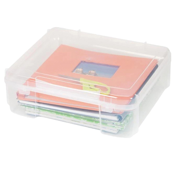 Iris 150780 Scrapbook Case, Plastic, Clear - 2