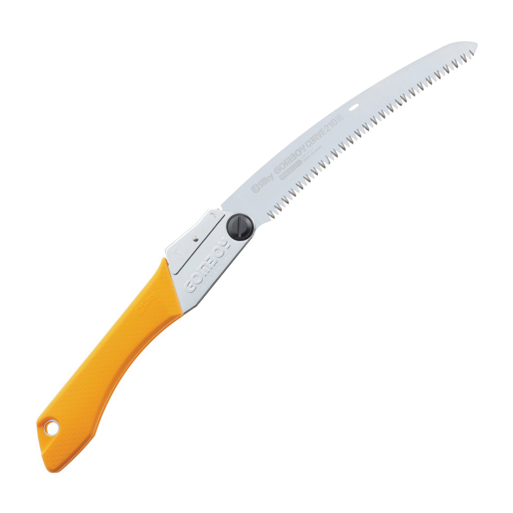 Silky Gomboy Curve 717-21 Folding Saw, 8.3 in Blade, Steel Blade, 6.8 TPI , Rubber Handle, Non-Slip Handle - 2