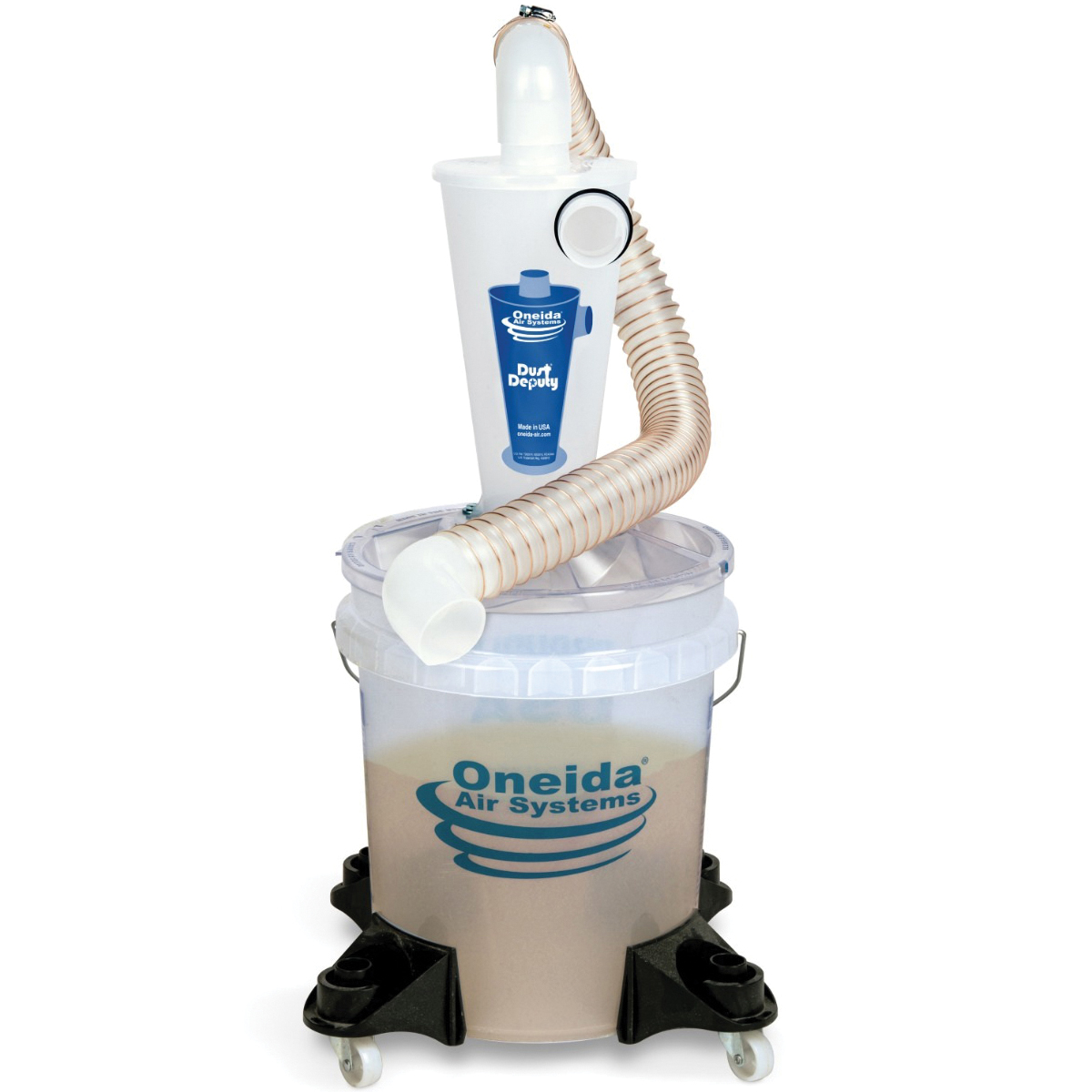 Oneida Air Systems AXD000004B Cyclone Separator Kit, Polypropylene, Clear - 2